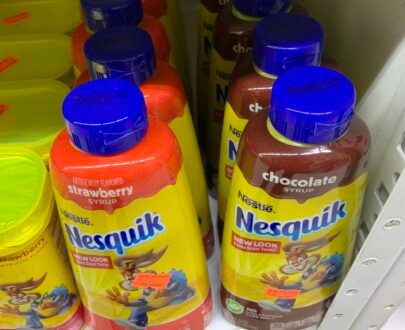 Nesquik (strawberry/chocolate syrup)
